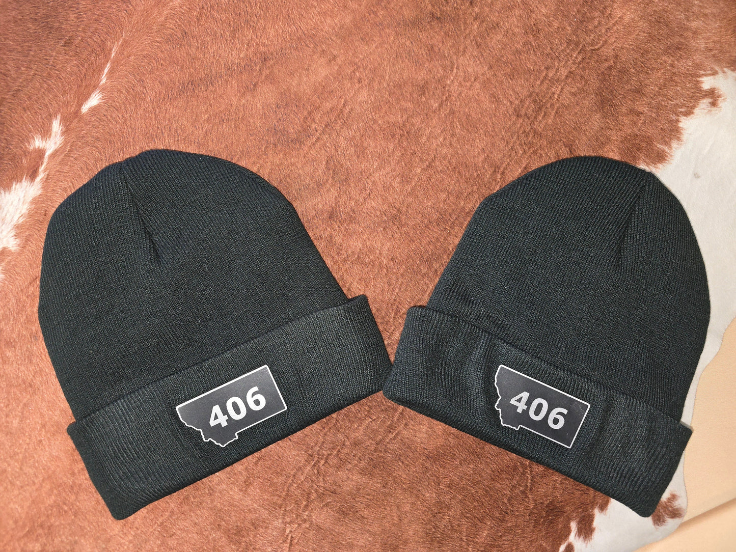 Montana “406” Leather Patch Beanie