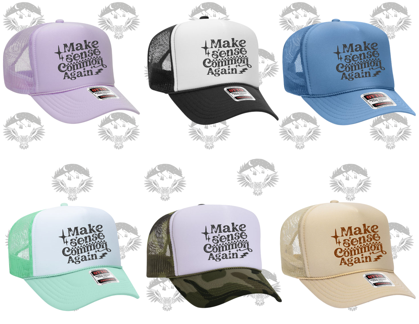 Make Sense Common Again- Otto Trucker Hat