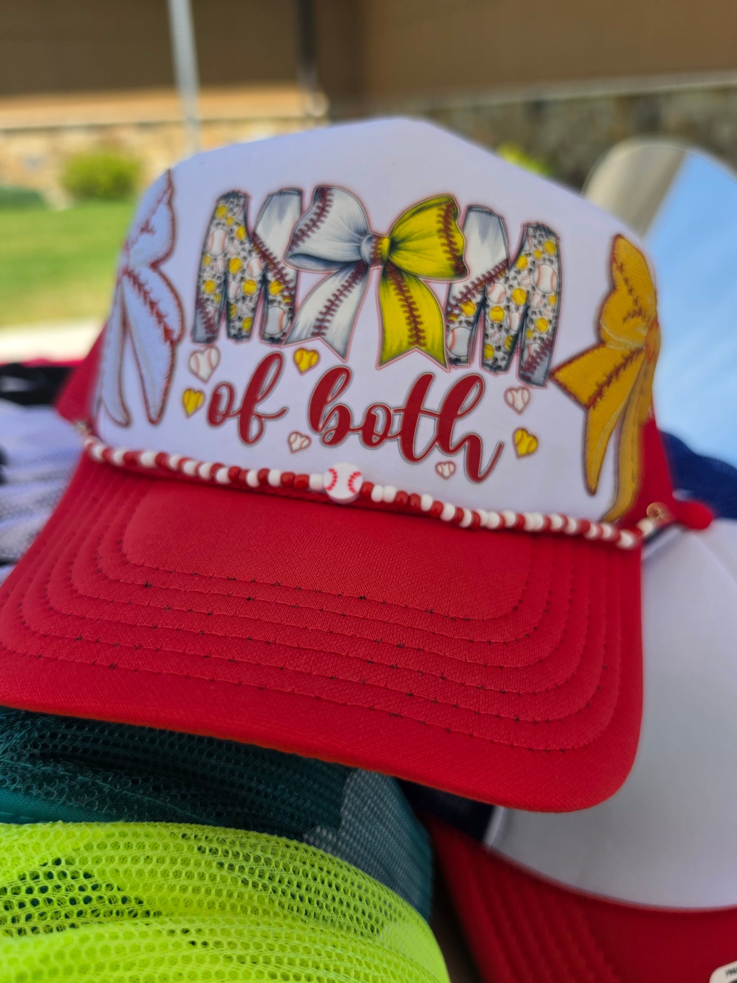 Mama of Both Baseball & Softball Trucker Hat