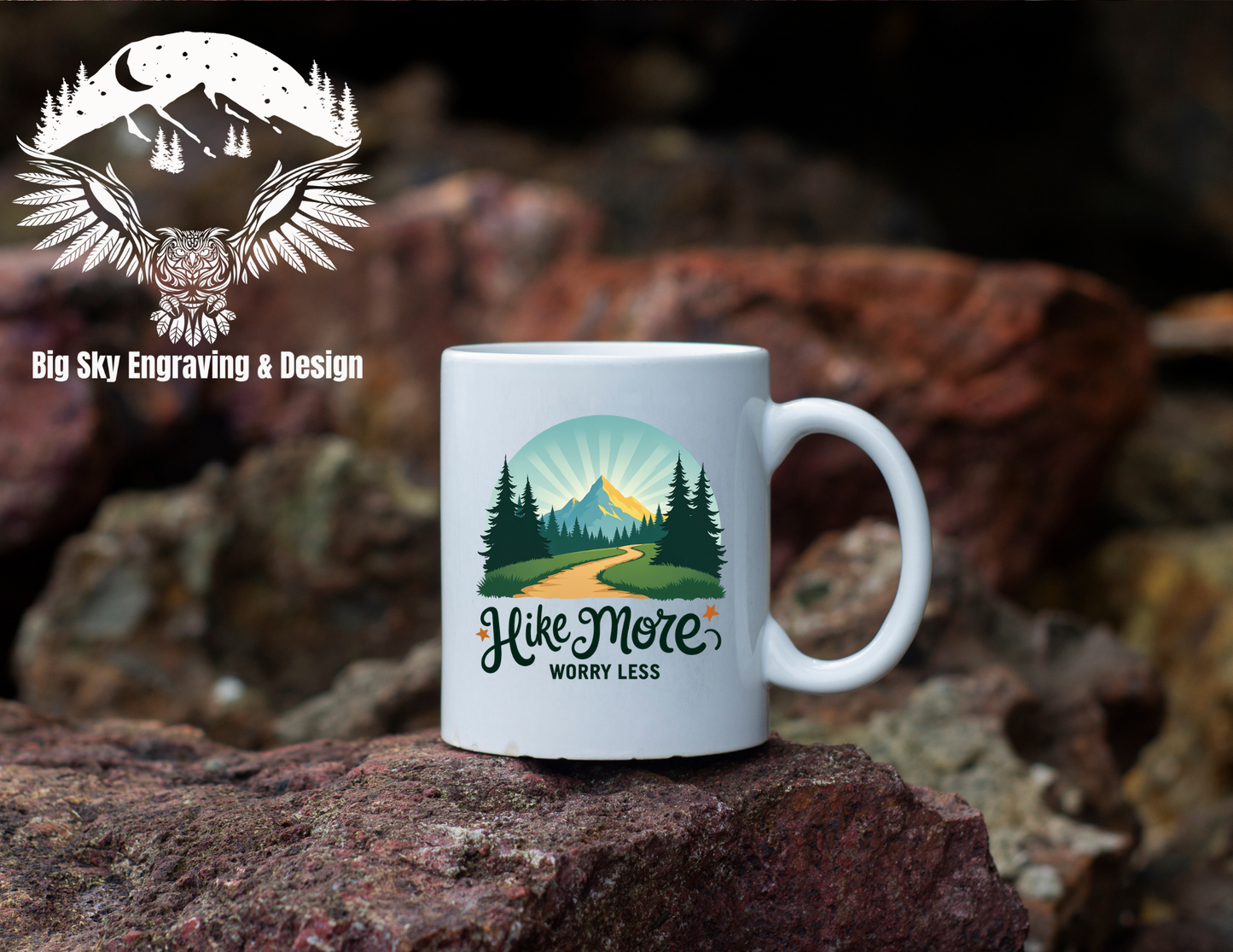 Hike More, Sip Often – Ceramic Mug Collection
