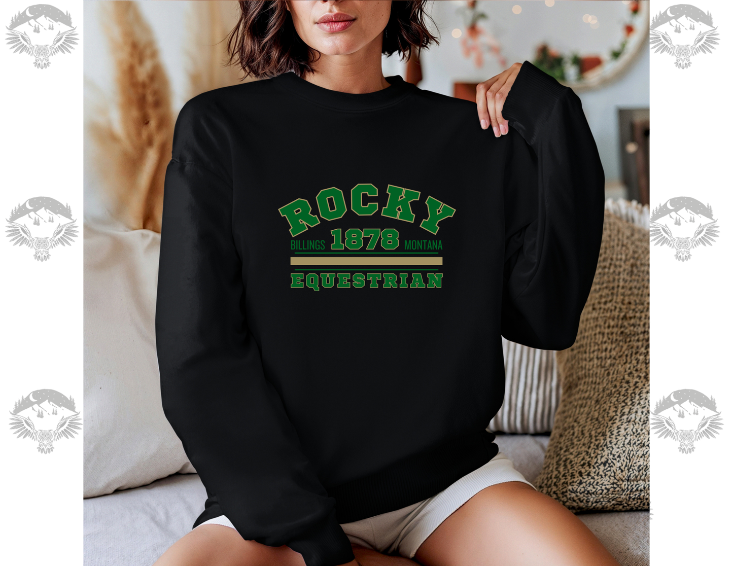 Rocky Equestrian Established 1878 Crewneck Sweatshirt