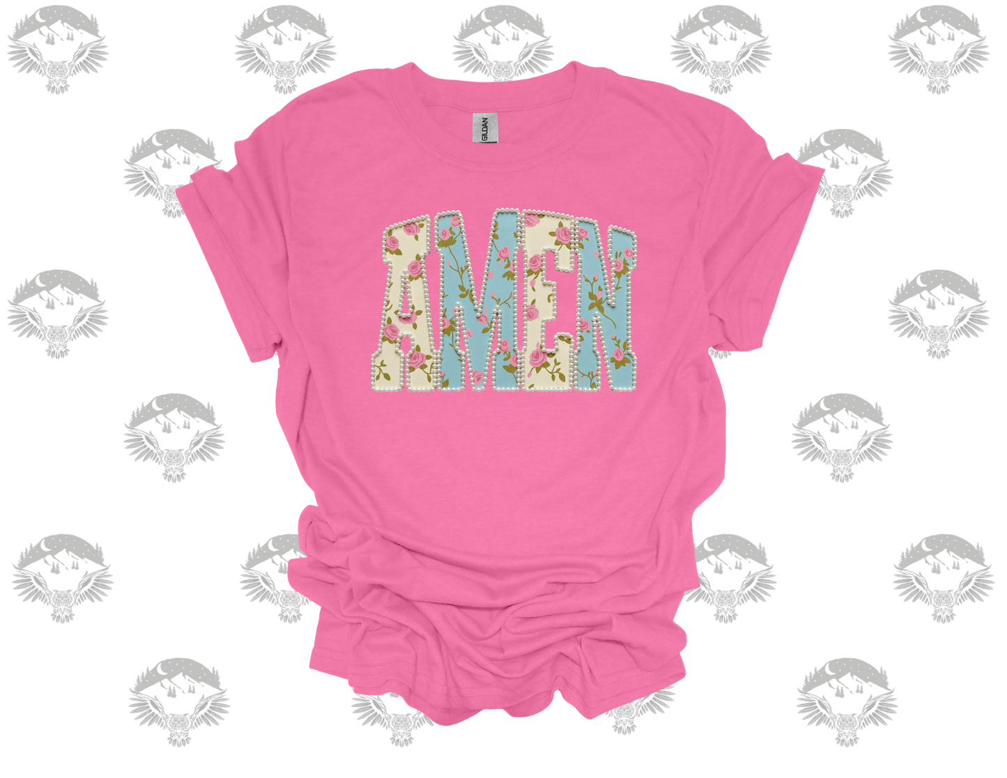 Floral Pearl AMEN Tee