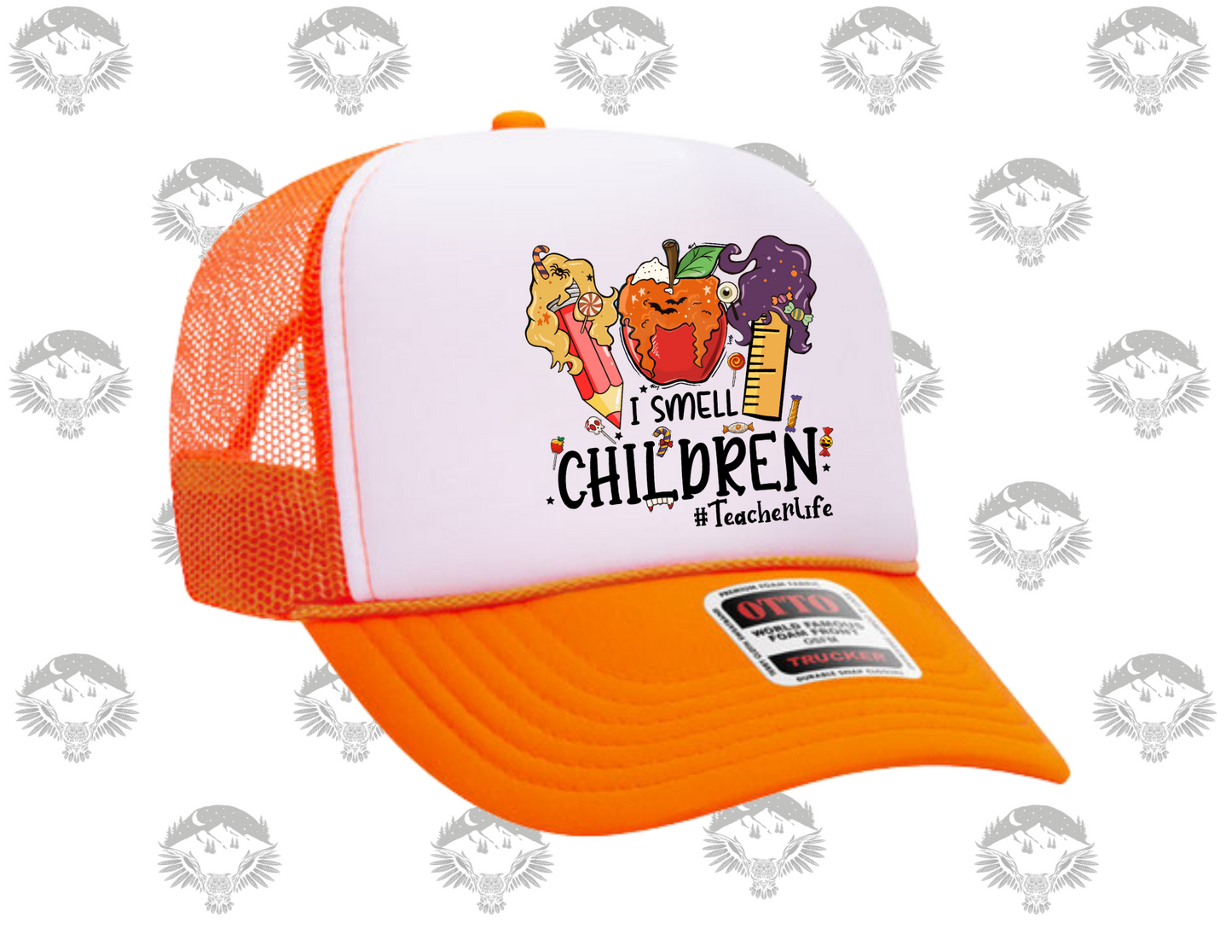 "I Smell Children" Otto Trucker Hat – Hocus Pocus Inspired