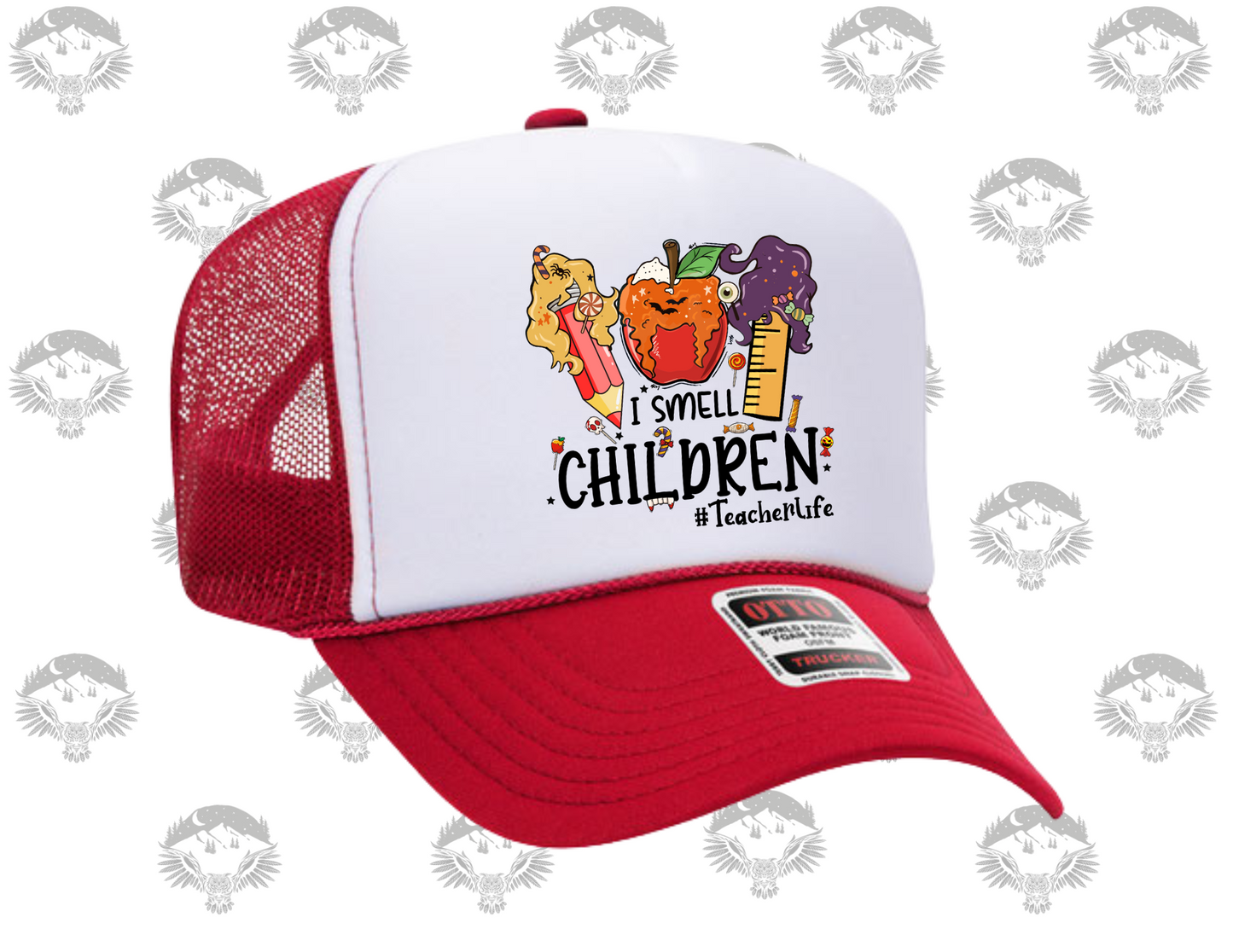 "I Smell Children" Otto Trucker Hat – Hocus Pocus Inspired