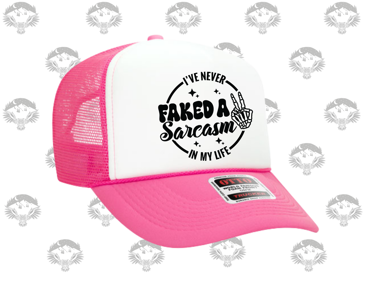 “I’ve Never Faked a Sarcasm” Trucker Hat – Otto Brand