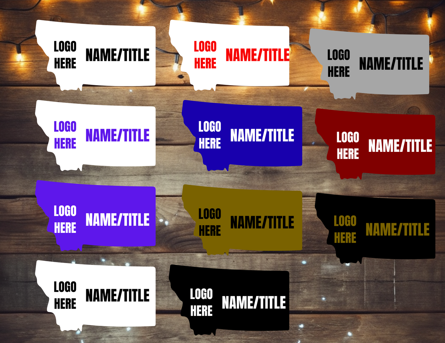 Custom Laser Engraved Name Tags