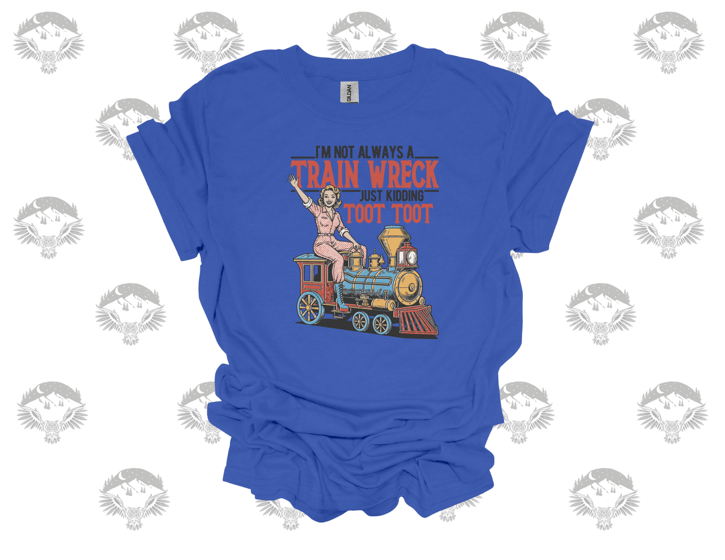 “Not Always a Train Wreck” Funny Train Tee