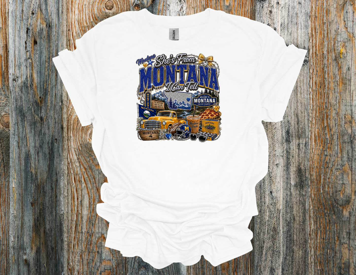 She's From Montana, I Can Tell Graphic T-Shirt