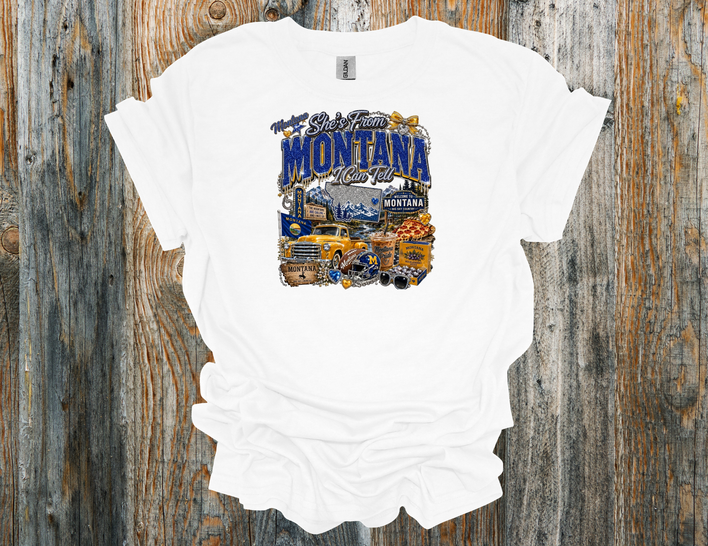She's From Montana, I Can Tell Graphic T-Shirt