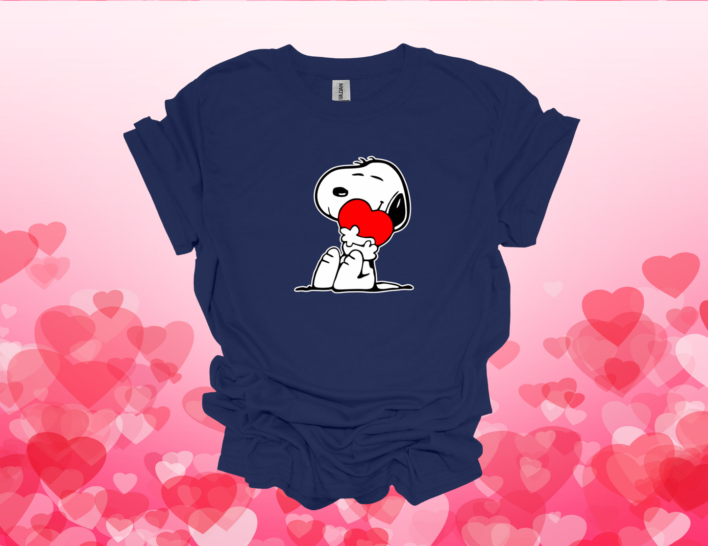 For The Love of Snoopy- Valentine's Day Tee