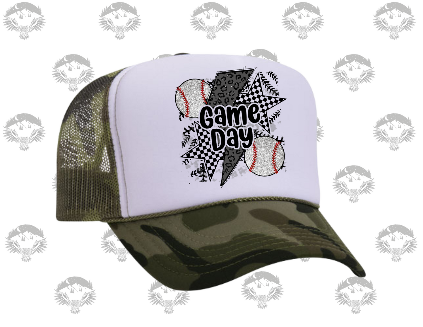 Baseball Game Day Otto Trucker Hat