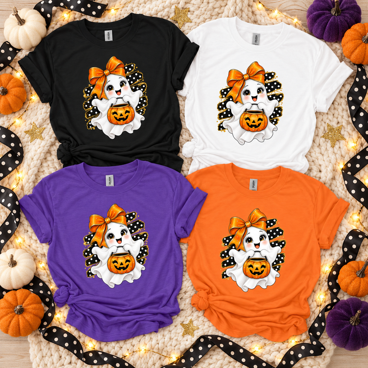 Sweet Little Ghost Halloween Gildan Softstyle® Tee