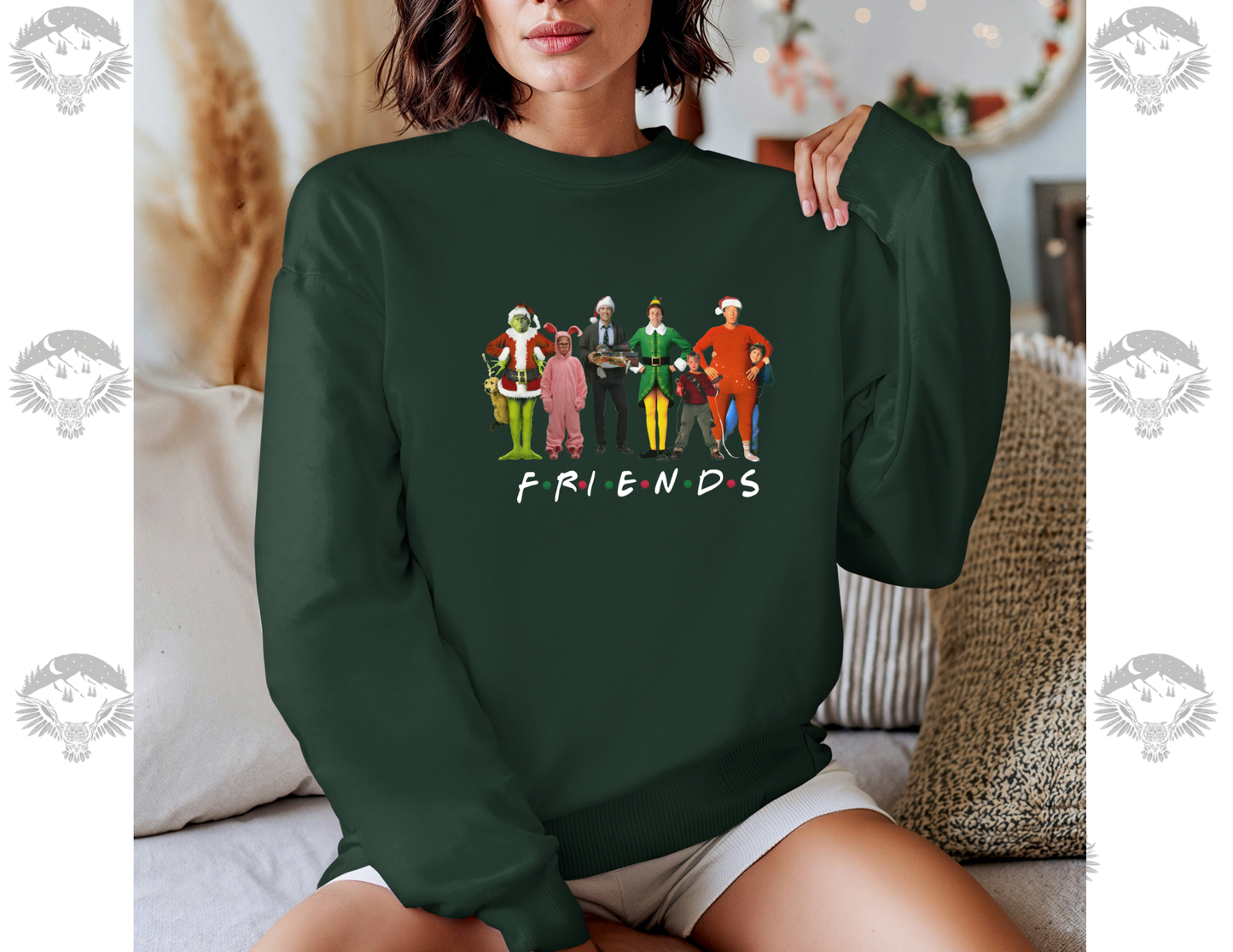 FRIENDS Christmas Movie Mashup Crewneck