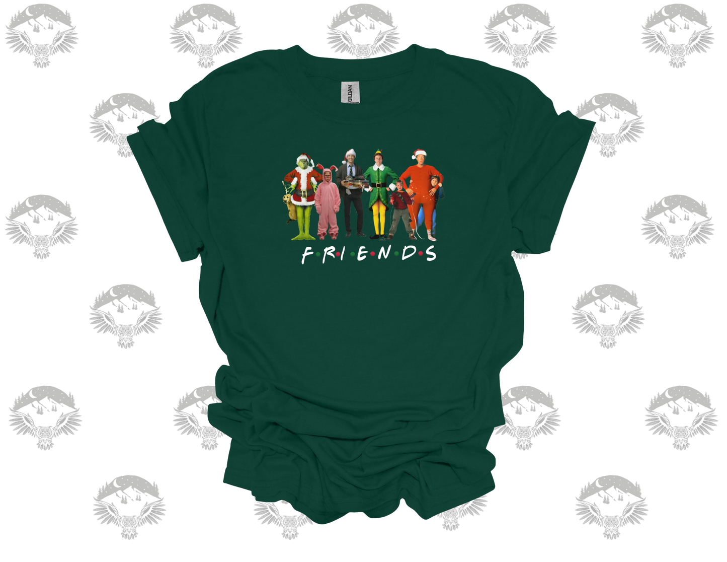 FRIENDS Christmas Movie Mashup T-Shirt