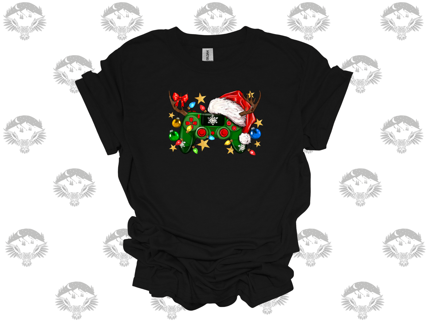 Christmas Gaming Remote Gildan Softstyle T-Shirt