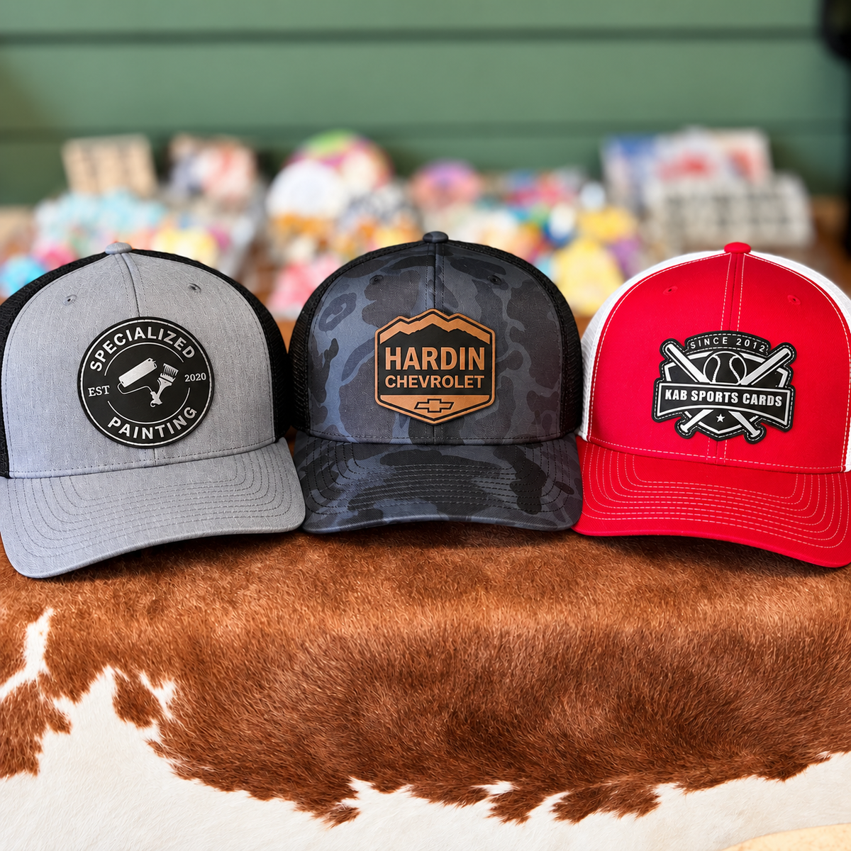 Custom Richardson 112 Leather Patch Hats