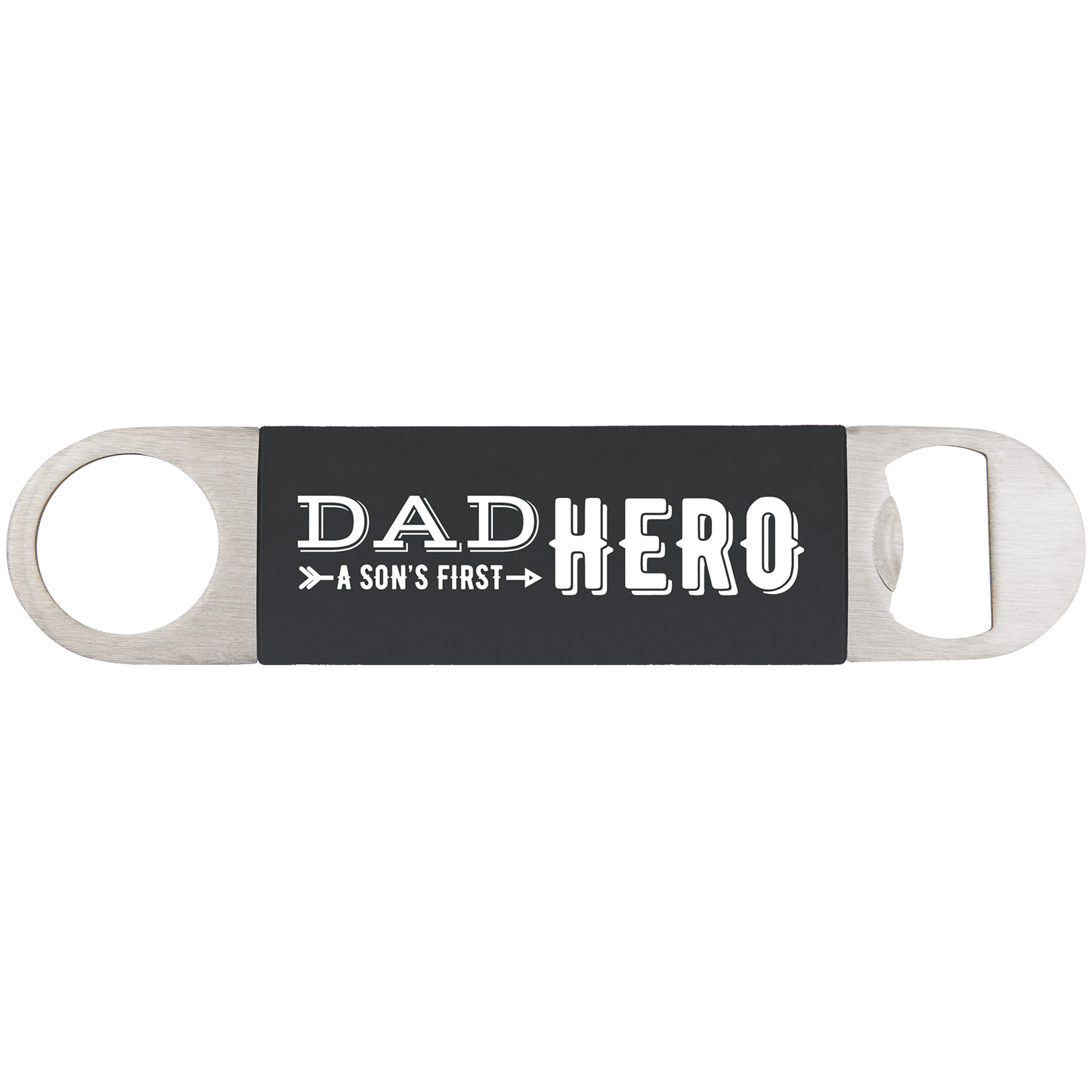 Bottle Opener with Silicone Grip 1 1/2" x 7"