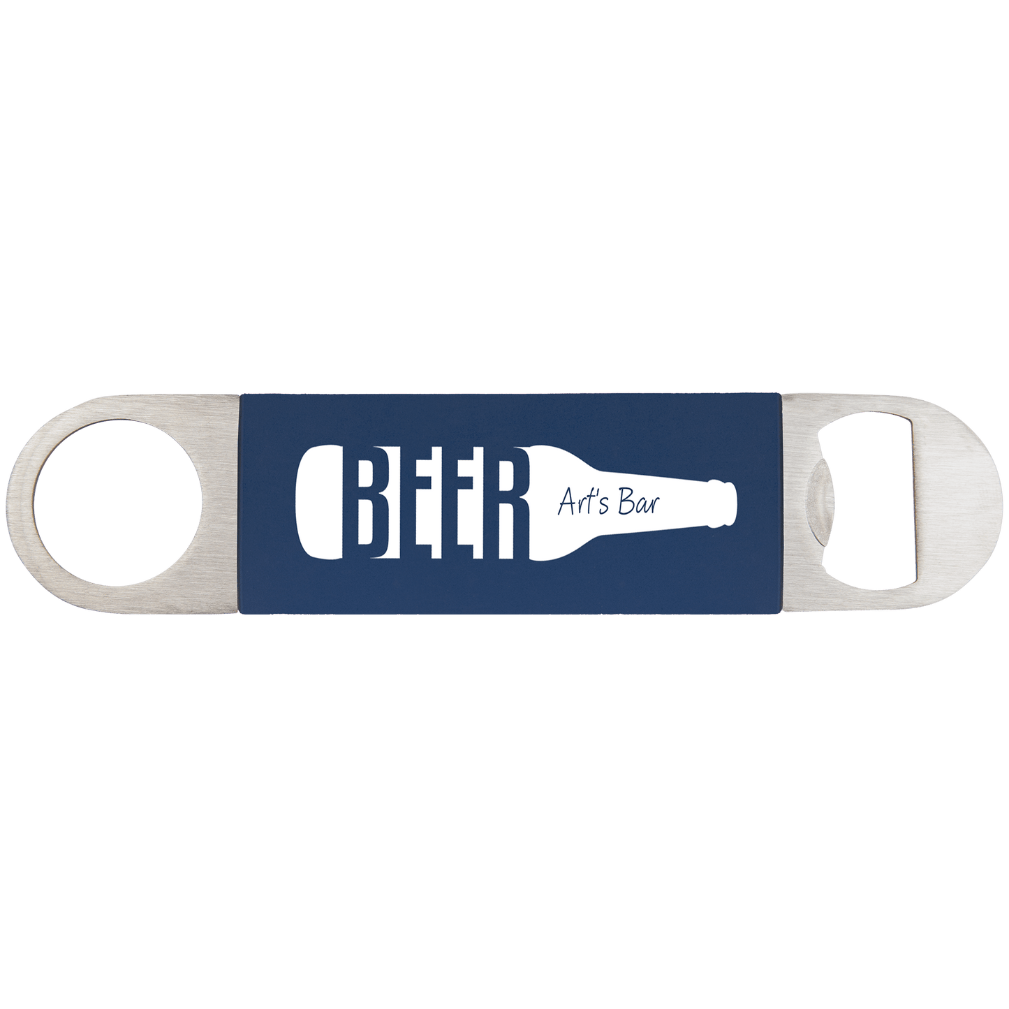 Bottle Opener with Silicone Grip 1 1/2" x 7"