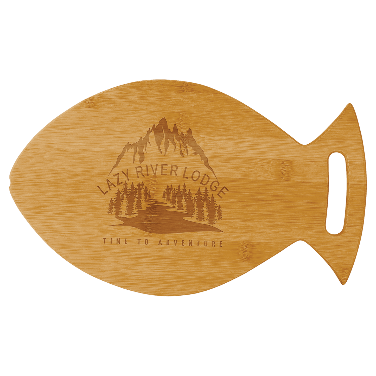 Bamboo Fish Shaped Cutting Board 14" x 8 1/2"