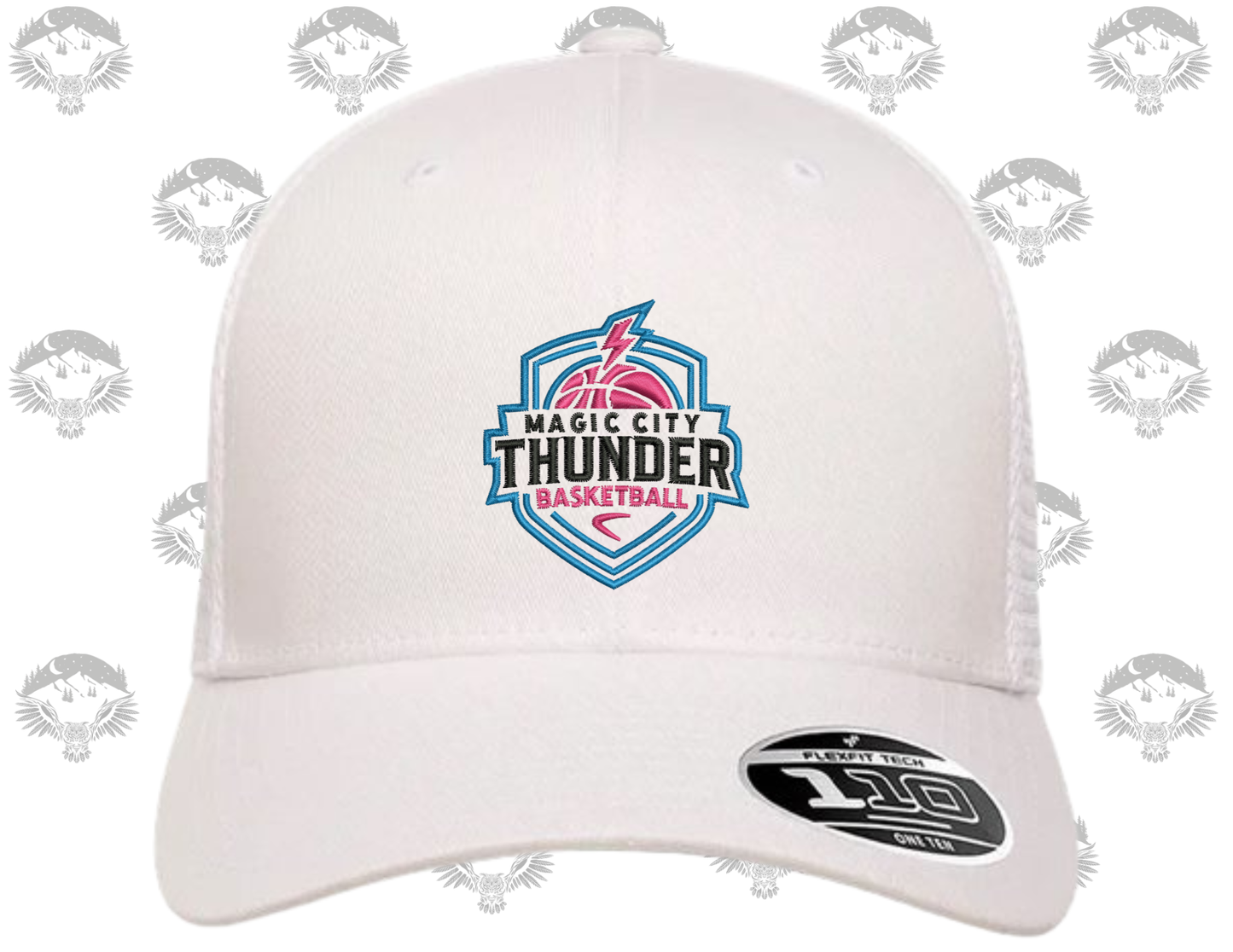 FlexFit 110 Mesh Adjustable Hat – Magic City Thunder Basketball