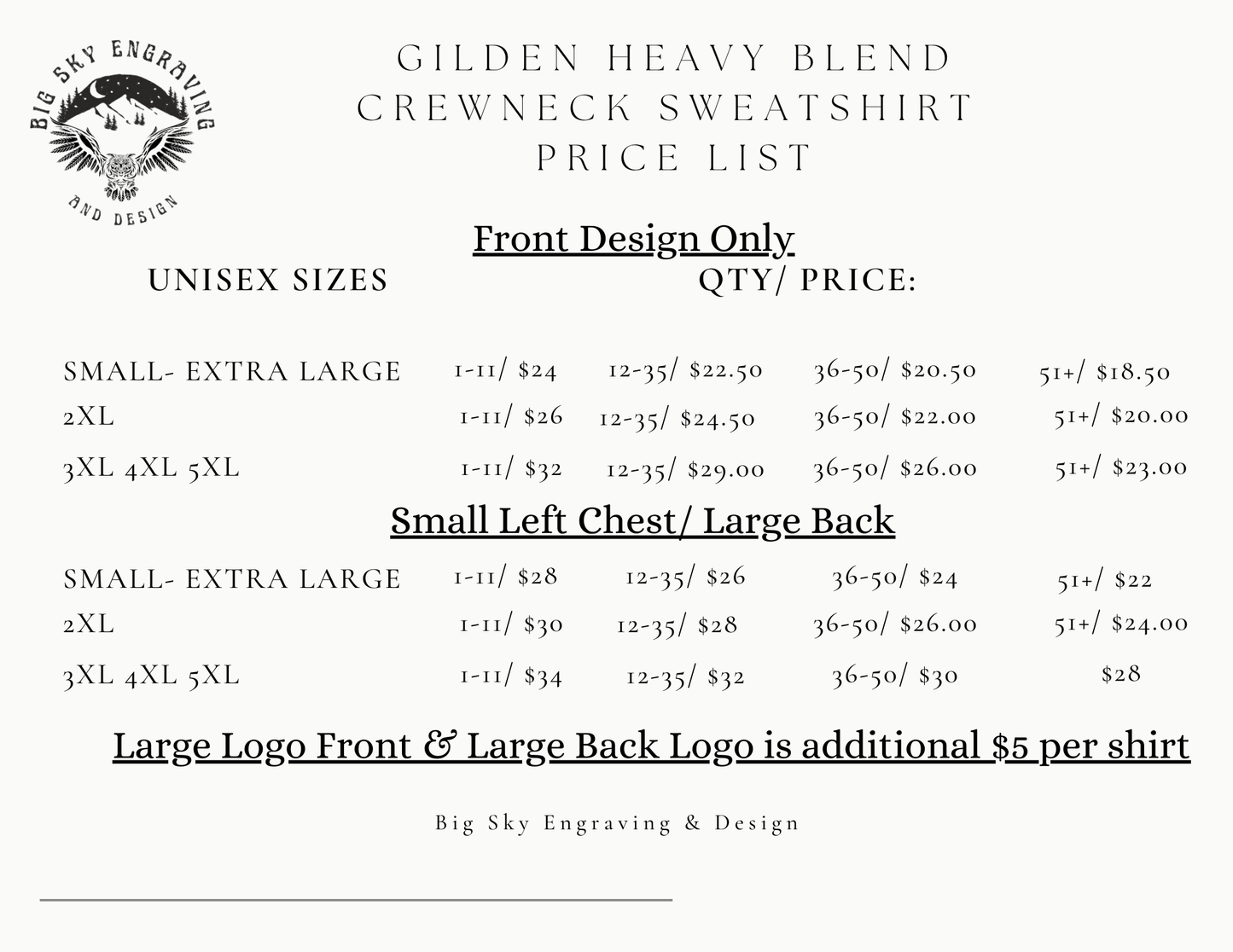 Gildan Crewneck Sweatshirts- Heather Colors