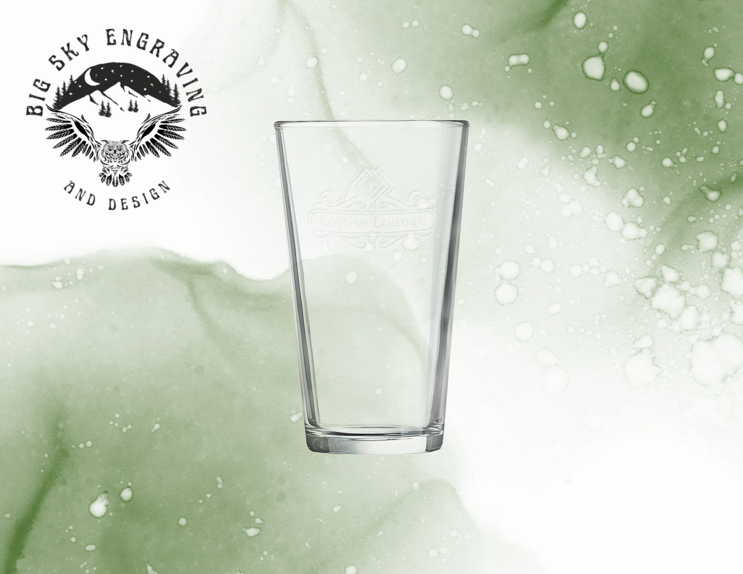 Laser Engraved Glassware