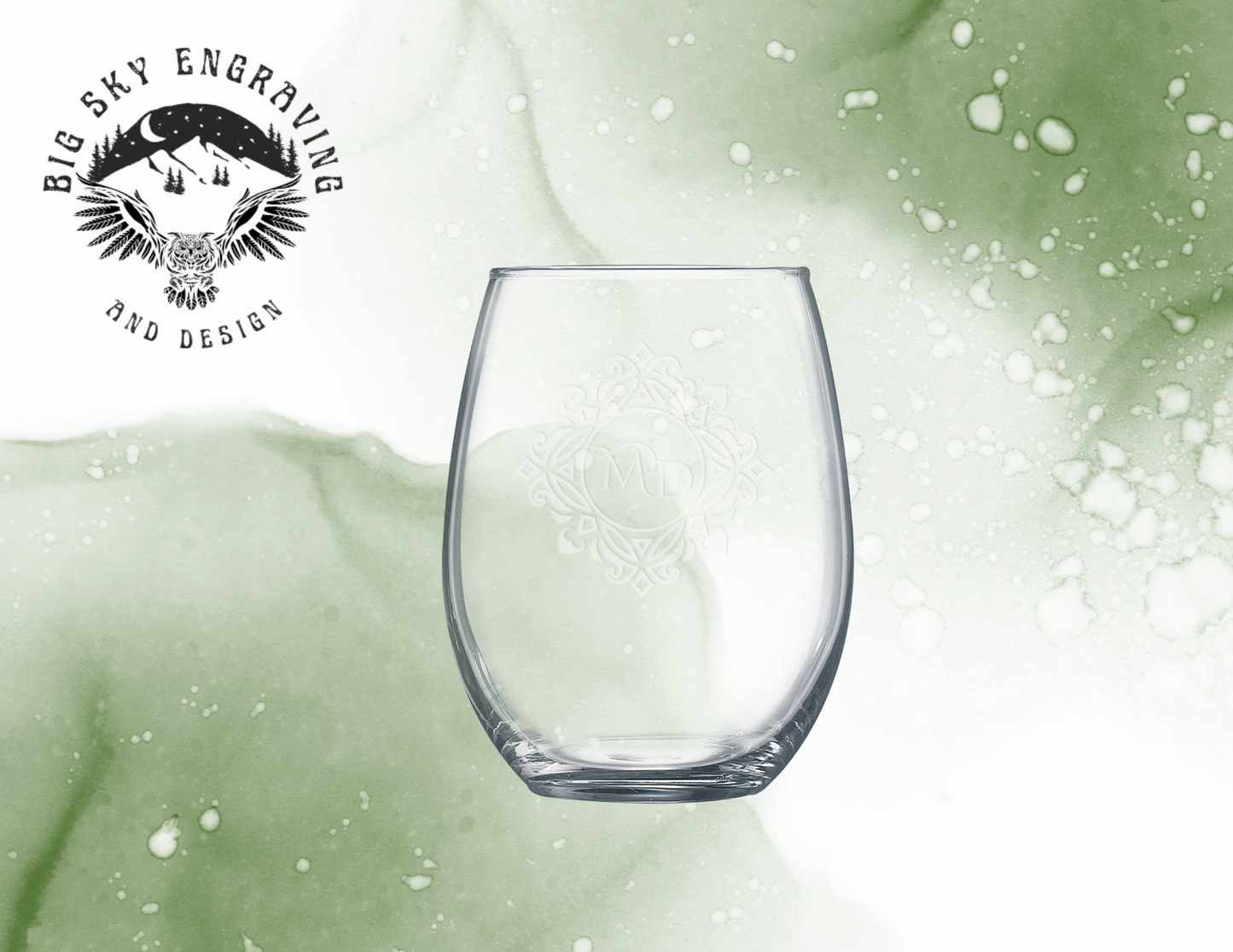 Laser Engraved Glassware
