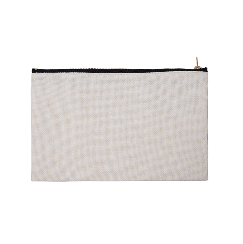 Linen Makeup Bag – Personalized & Versatile