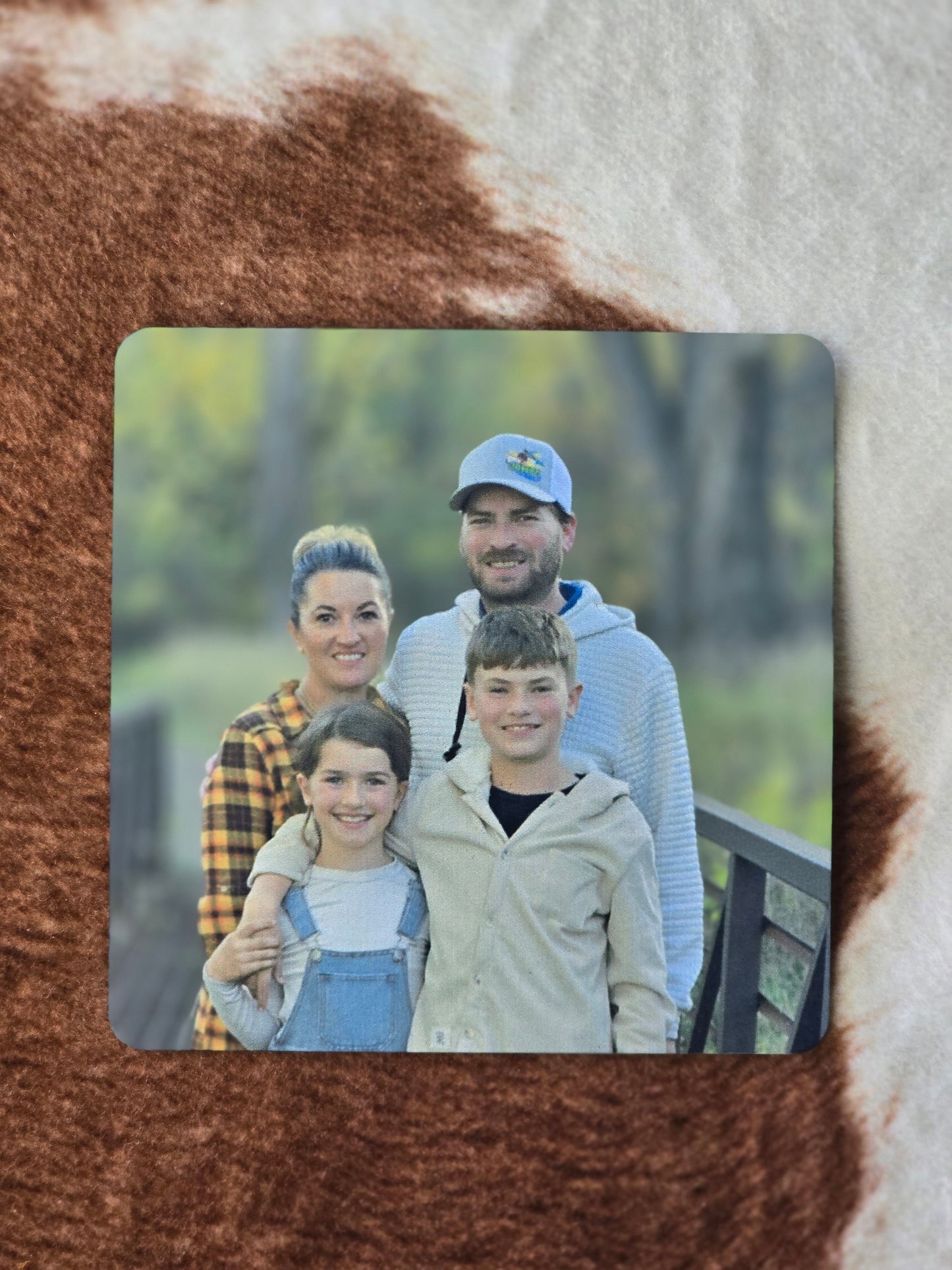 3" x 3" Custom Aluminum Magnets