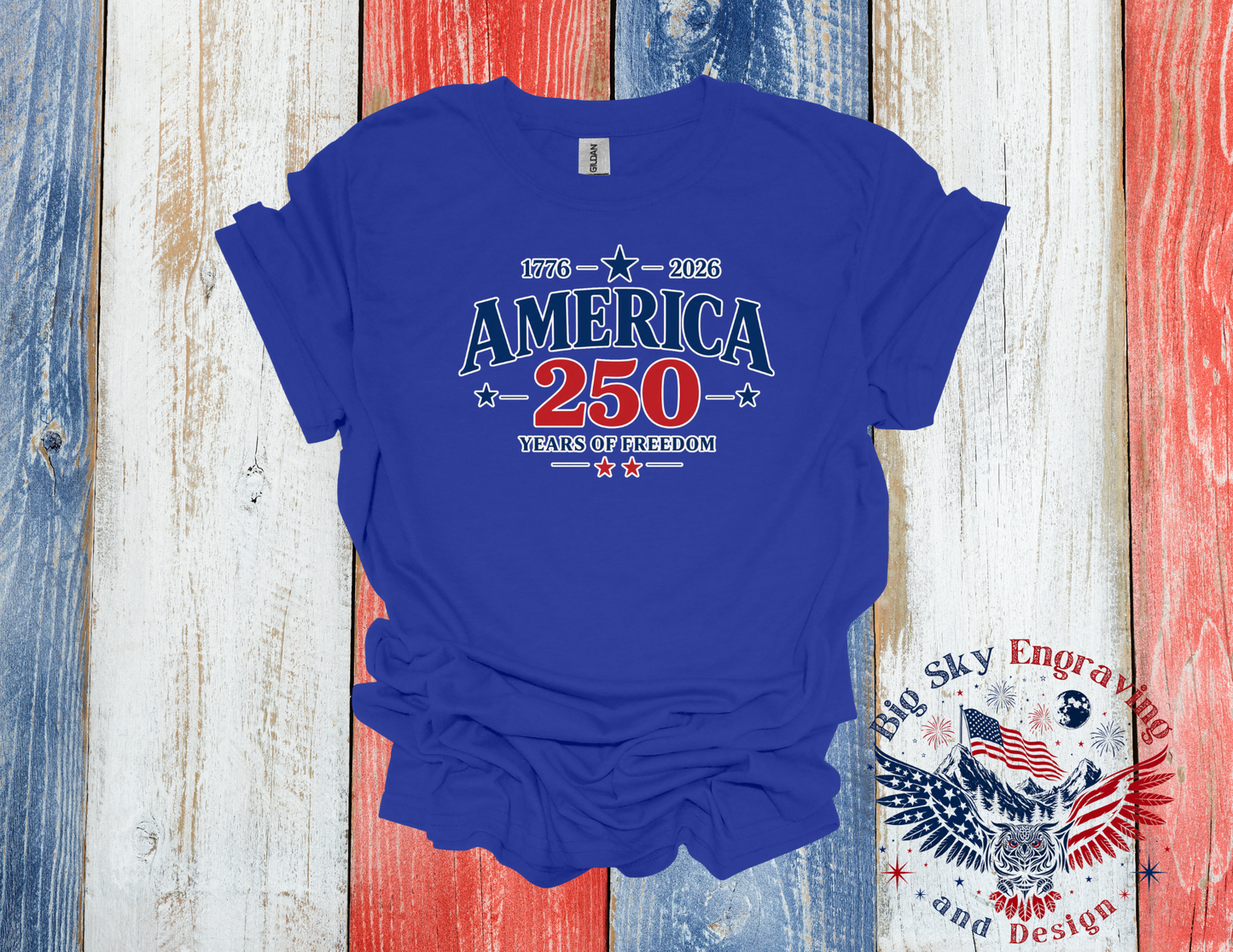 250 Years of Freedom – Gildan Softstyle T-Shirt