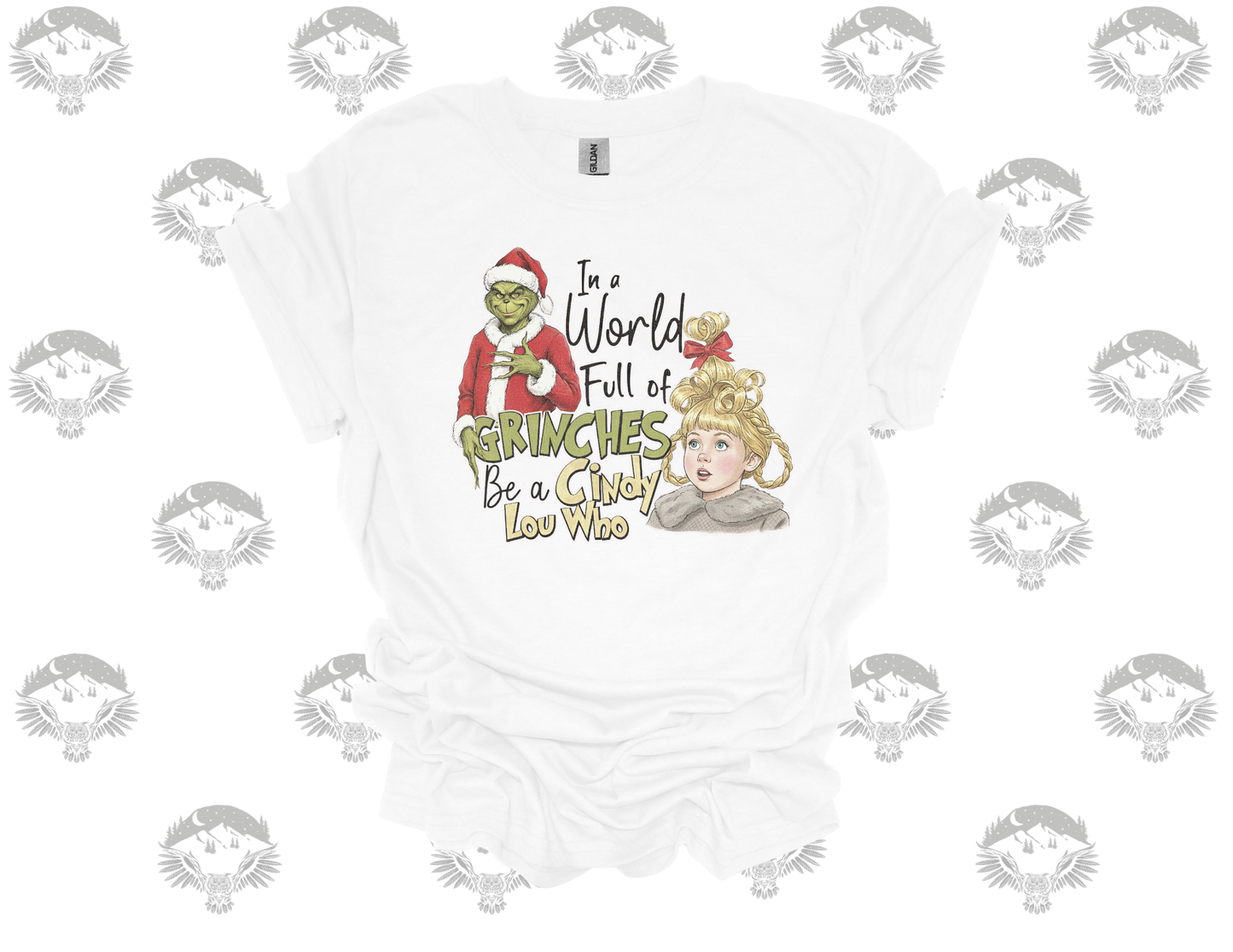 “In a World Full of Grinches, Be a Cindy Lou Who” Vintage Tee
