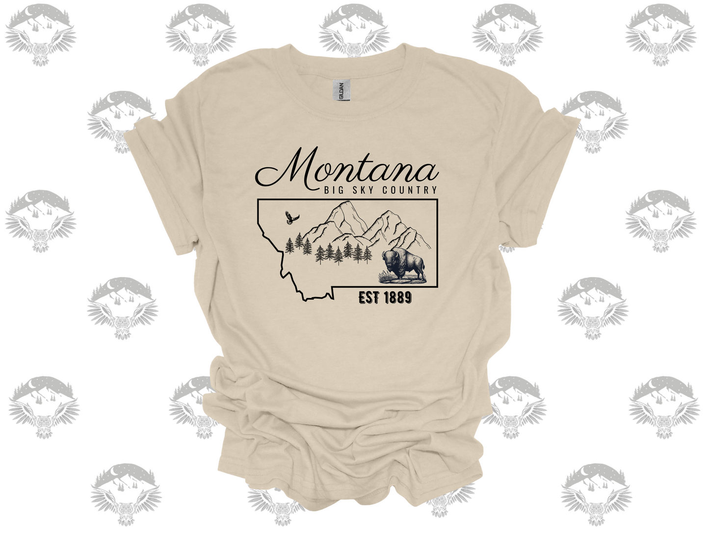 Montana Buffalo T-Shirt – Established 1889