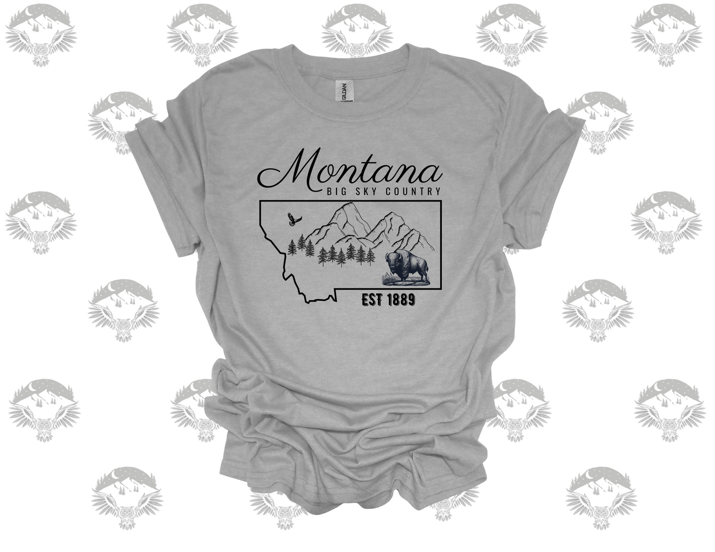 Montana Buffalo T-Shirt – Established 1889