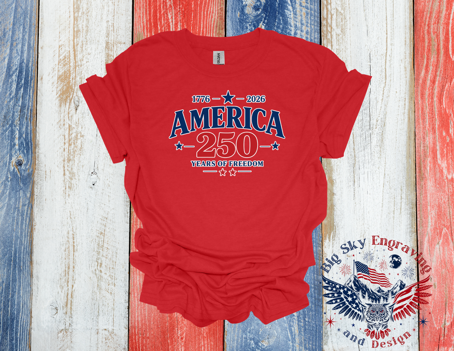 250 Years of Freedom – Gildan Softstyle T-Shirt