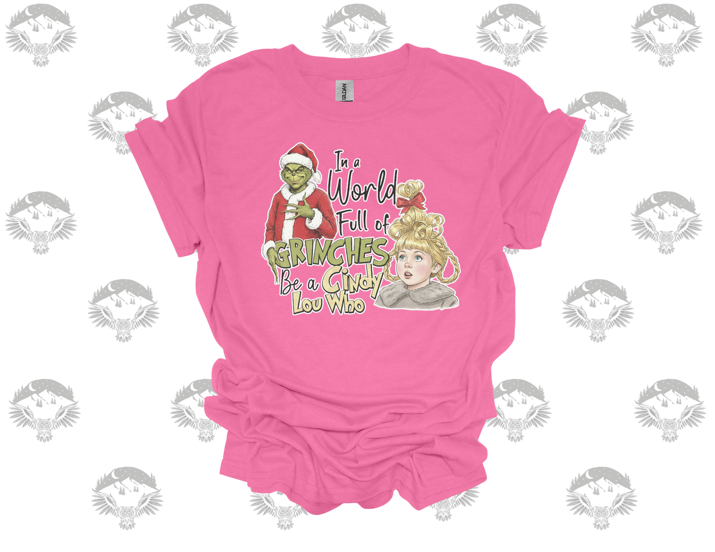 “In a World Full of Grinches, Be a Cindy Lou Who” Vintage Tee