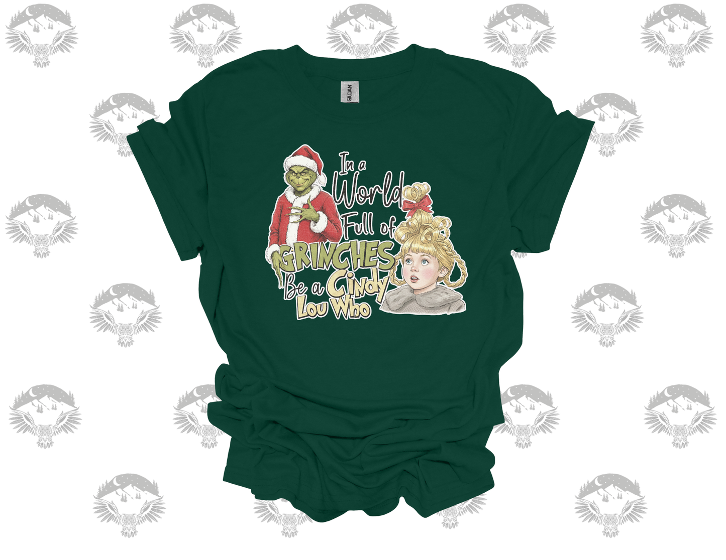 “In a World Full of Grinches, Be a Cindy Lou Who” Vintage Tee