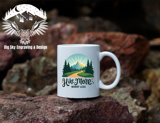 Hike More, Sip Often – Ceramic Mug Collection