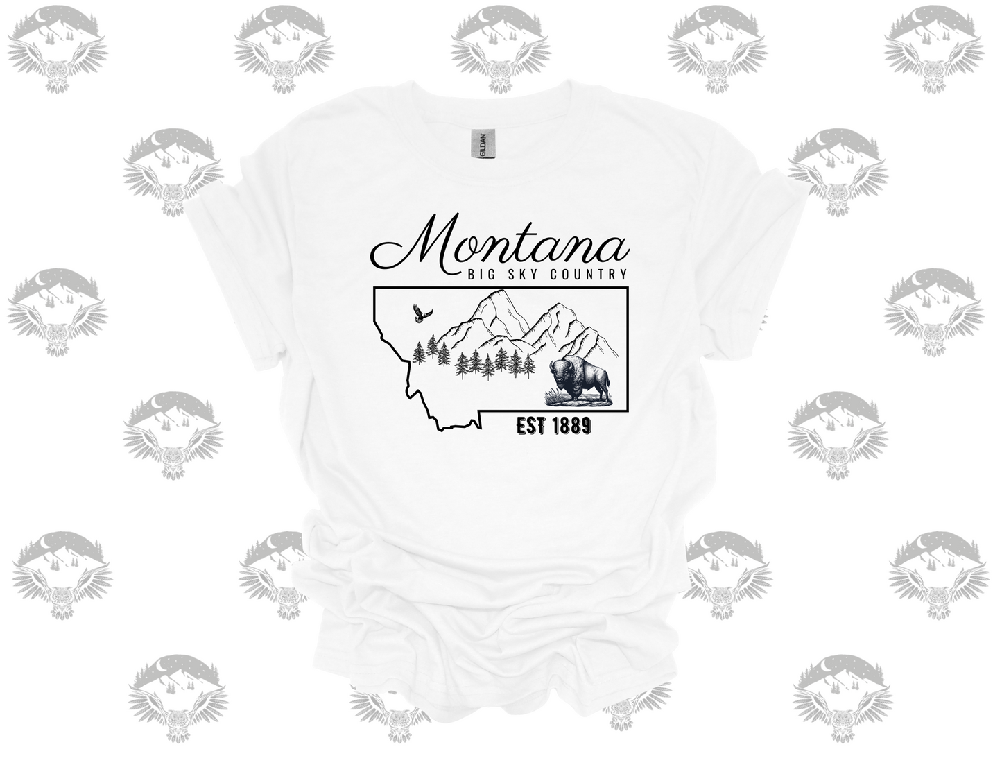 Montana Buffalo T-Shirt – Established 1889