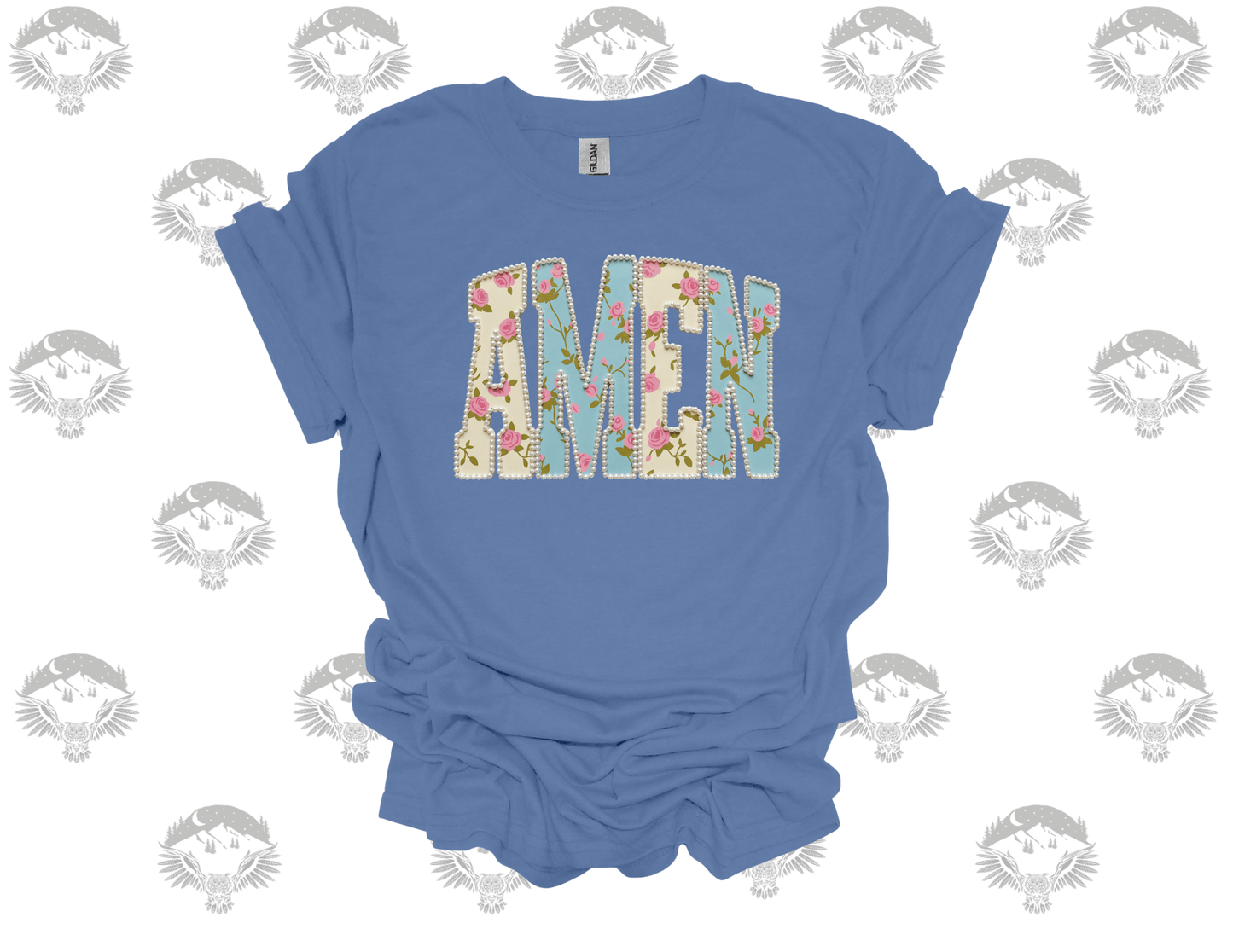 Floral Pearl AMEN Tee