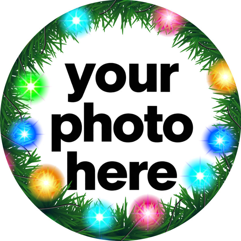 Christmas Wreath Customized Ornaments — Personalized Photo Ornament