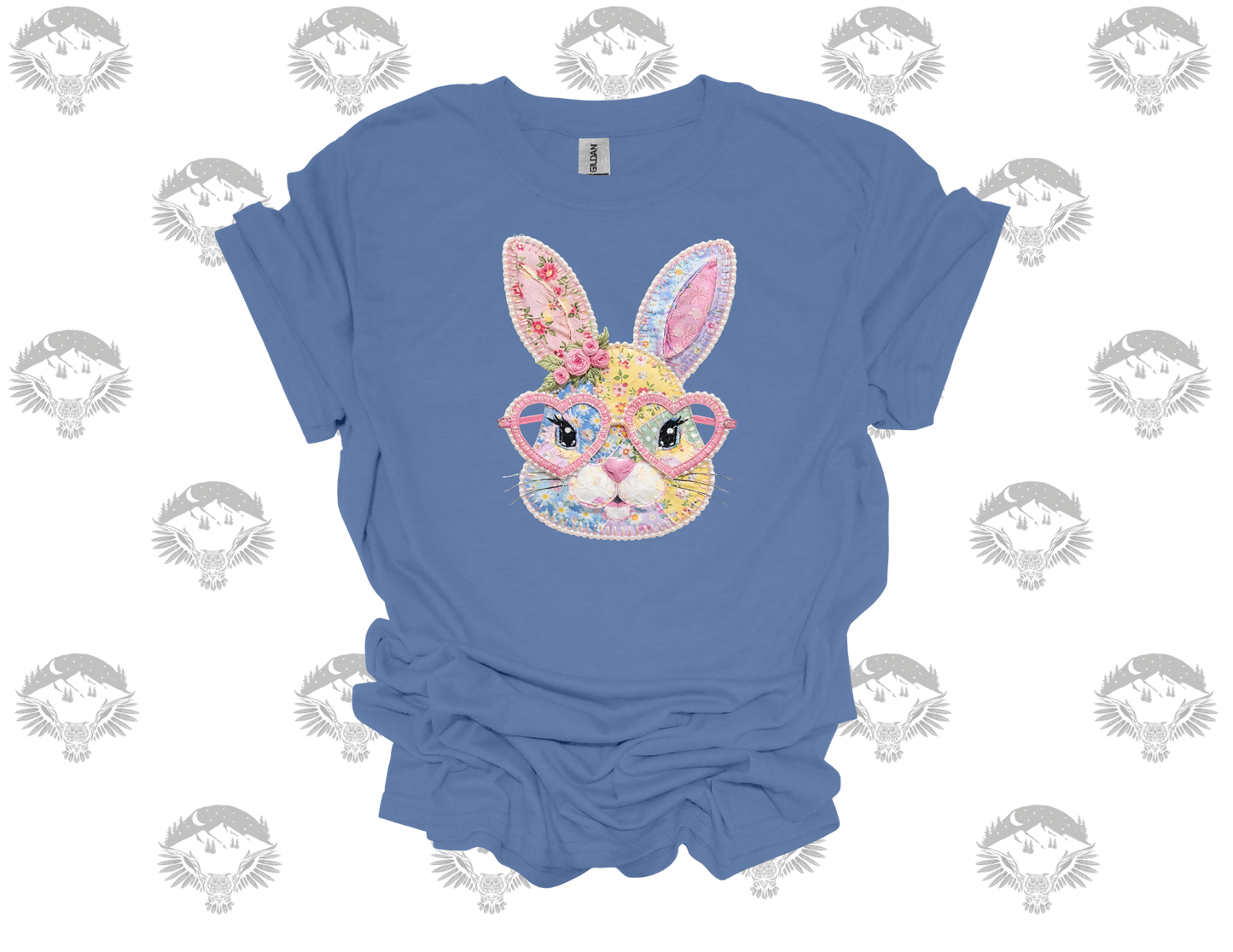 Floral Patchwork Bunny Tee
