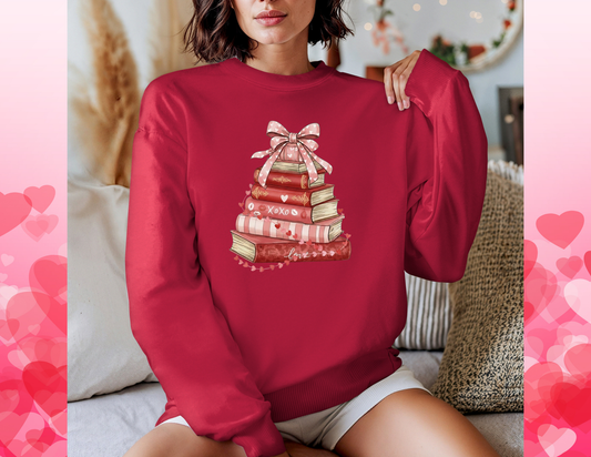 All You Need Is Love and Books Cozy Crewneck