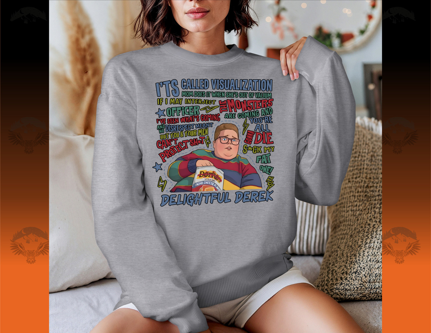 Delightful Derek Crewneck Sweatshirt