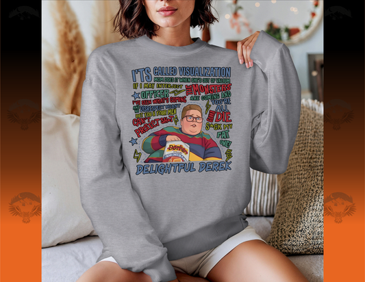 Delightful Derek Crewneck Sweatshirt