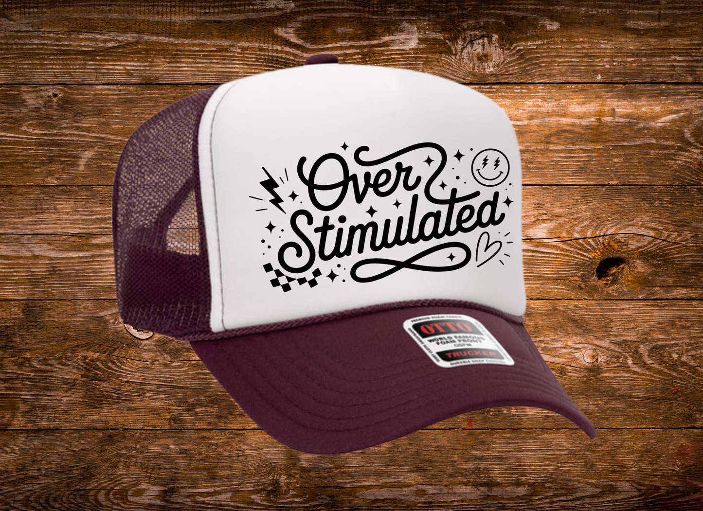 Over Stimulated OTTO Trucker Hat