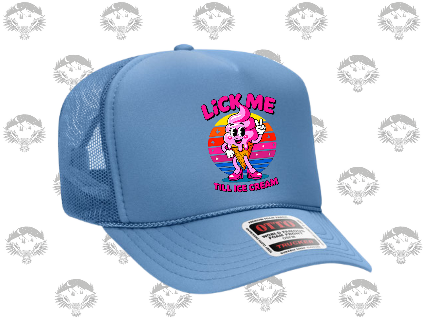 “Lick Me 'Til I Scream” Trucker Hat – Otto Brand