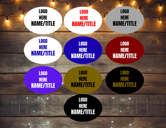 Custom Laser Engraved Name Tags