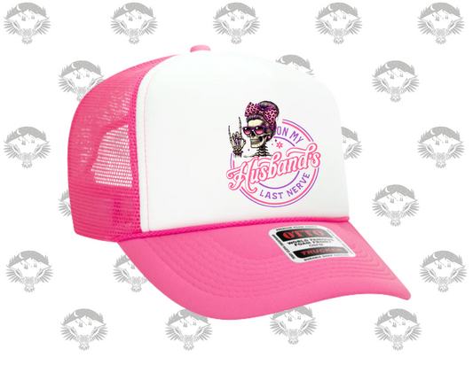 On My Husband’s Last Nerve Otto Trucker Hat