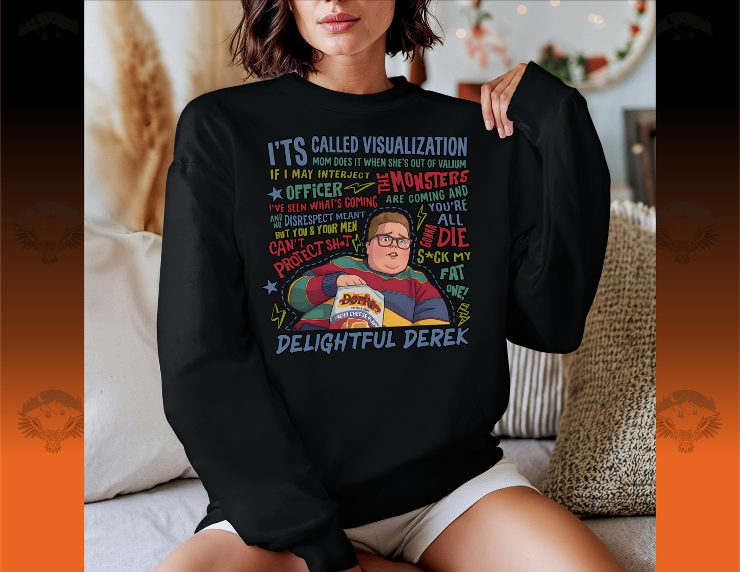 Delightful Derek Crewneck Sweatshirt