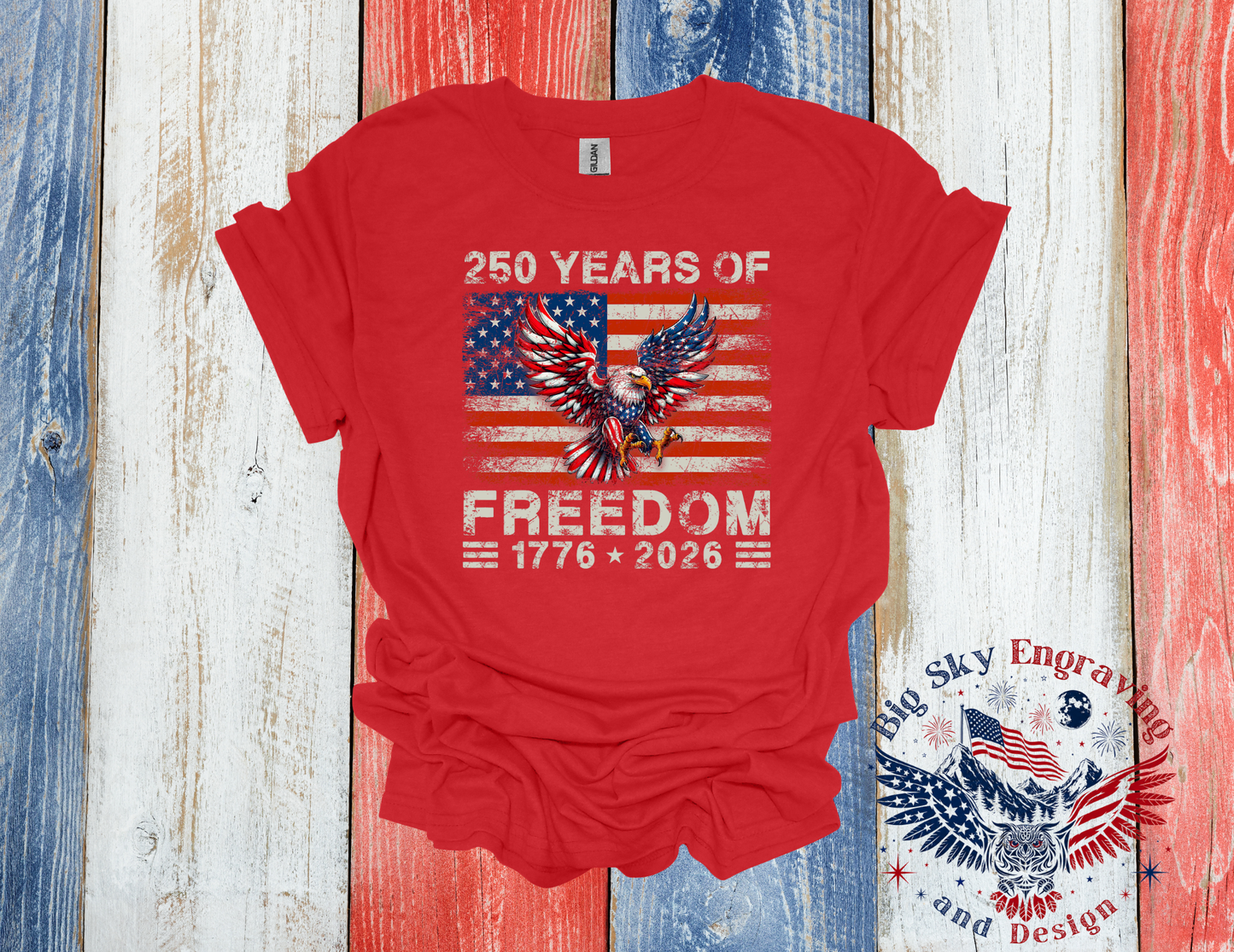 250 Years of Freedom – Gildan Softstyle T-Shirt